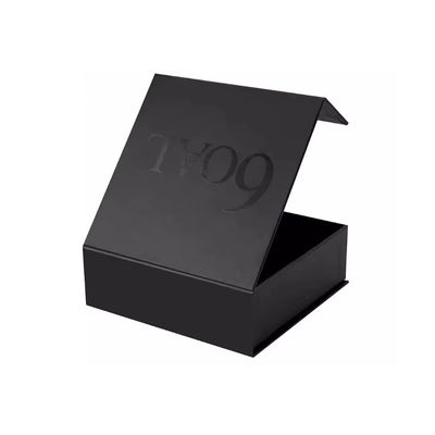 Caixa de jóias de alta qualidade Logotipo personalizado Presente Colarinho Anel Caixas de brincos Embalagem Livro Estilo de luxo Flip Cover Caixa magnética