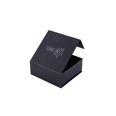 Caixa de jóias de alta qualidade Logotipo personalizado Presente Colarinho Anel Caixas de brincos Embalagem Livro Estilo de luxo Flip Cover Caixa magnética