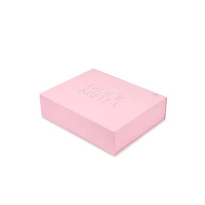 Caixa de jóias de alta qualidade Logotipo personalizado Presente Colarinho Anel Caixas de brincos Embalagem Livro Estilo de luxo Flip Cover Caixa magnética
