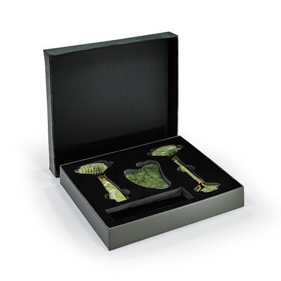 Logotipo personalizado Premium Green Cardboard Cover Top Cover And Bottom Luxury Cosmetic Packaging Caixa de presente