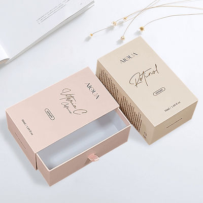 Fábrica a granel Custom Private Label Jewelry Box Necklace Earring Ring Packet Box Drawer