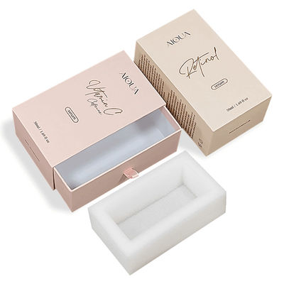 Fábrica a granel Custom Private Label Jewelry Box Necklace Earring Ring Packet Box Drawer