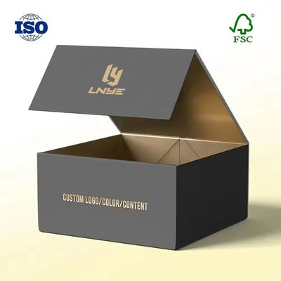 Caixa de embalagem de papel rígido de alto luxo de cartão caixa de presente de papel especial de papel dobrável caixa dobrável magnética