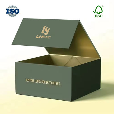 Caixa de embalagem de papel rígido de alto luxo de cartão caixa de presente de papel especial de papel dobrável caixa dobrável magnética