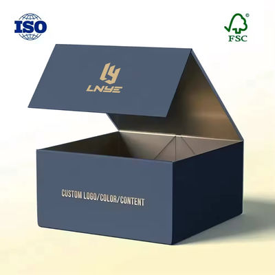 Caixa de embalagem de papel rígido de alto luxo de cartão caixa de presente de papel especial de papel dobrável caixa dobrável magnética