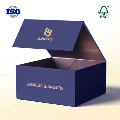 Caixa de embalagem de papel rígido de alto luxo de cartão caixa de presente de papel especial de papel dobrável caixa dobrável magnética