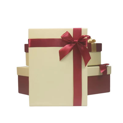 Caixa de presente de alta qualidade Embalagem Tamanho personalizável Para o Dia dos Namorados Dia da Mãe Arco Preto Branco Decoração Caixa de presente
