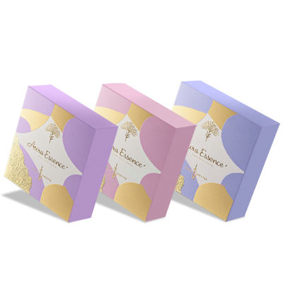 Custom Luxury quadrado Vazio Caixa de papel dobrável Jarros de velas com tampa e caixa Embalagem Caixa automática de fivela inferior