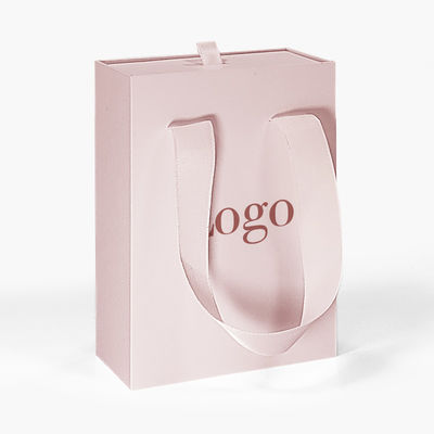 Logotipo personalizado Caixa Deslizante Cartão Luxo High End Caixa de Papel de Presente Colar Bracelet Jewelry Perfumes Caixa de Embalagem com Manopla