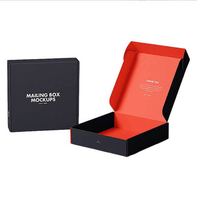 Cartão corrugado personalizado reciclável de correio e envio embalagem de caixa de cartão com logotipo
