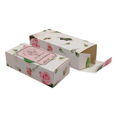 Impressão personalizada Biodegradável Perfumes de beleza Cuidados da pele Cosméticos Caixa de embalagem Estampagem a quente Caixa de papel em relevo