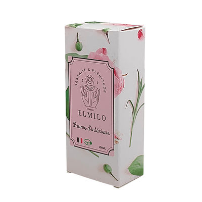 Impressão personalizada Biodegradável Perfumes de beleza Cuidados da pele Cosméticos Caixa de embalagem Estampagem a quente Caixa de papel em relevo