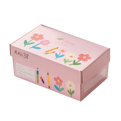 Caixas de sapatos de cartão corrugado personalizadas com logotipo embalagem caixas de envio acabamento de superfície fosco para guarda-chuva