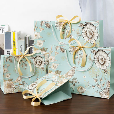 Saco de Papel Personalizado por Atacado Embalagem Ecológica para Compras Saco de Presente Saco de Papel Impresso com Seu Próprio Logotipo