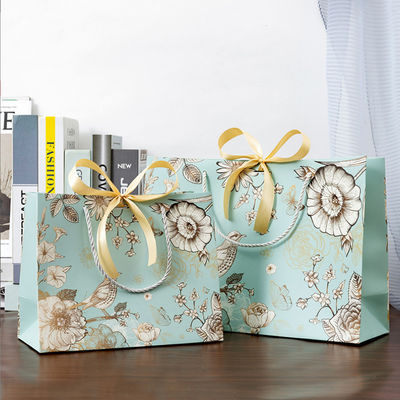 Saco de Papel Personalizado por Atacado Embalagem Ecológica para Compras Saco de Presente Saco de Papel Impresso com Seu Próprio Logotipo