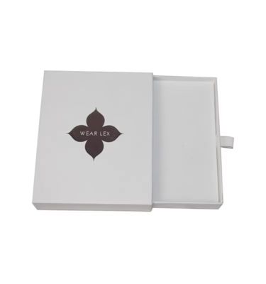 Logotipo personalizado Caixa de jóias Para anéis Brincos Pulseiras Colares Embalagens de cartão rígido Caixa de papelão Para garrafas