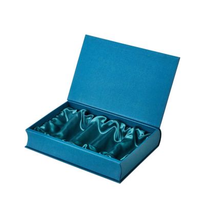 Amostra de conjunto de tubos de chá a granel de luxo com impressão personalizada Caixa de presente criativa de alta qualidade em forma de livro com tampa articulada para embalagem de chá, saquinho de chá e café