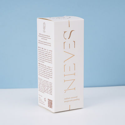 Caixas de Papel PET Kraft Dobráveis com Design em Relevo Cego para Cosméticos, Perfumes, Envio e Presentes, Incluindo Foil