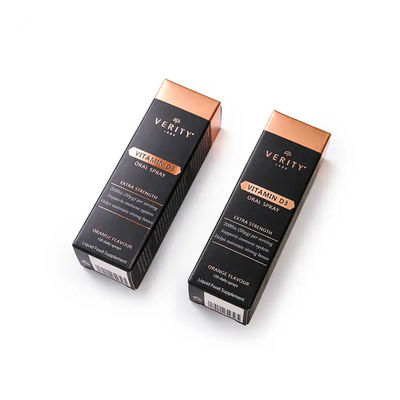 Tubos de gloss labial transparentes com folha de ouro e logotipo personalizado impresso em caixas de papel duráveis para óleo de esmalte CMYK, shampoo