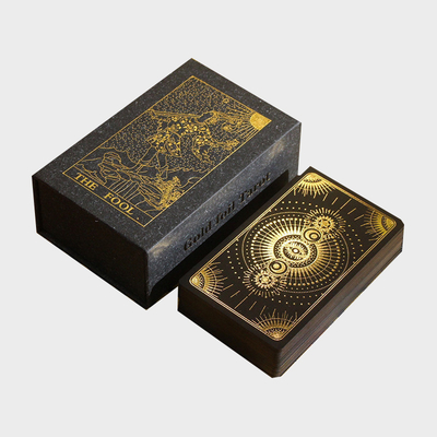 Caixas de Luxo Personalizadas de Cartão Rígido para Tarot com Fecho Magnético em Forma de Livro Decorativo, Caixa de Lembrancinhas Falso Livro