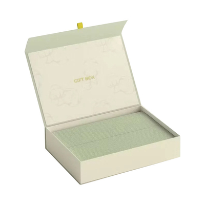 Custom Reciclável Luxo Rígido Regalo Magnético Flip Top Caixa Perfumaria artesanal Joias Cosméticos Embalagem Armazenamento Caixa de papel dobrável