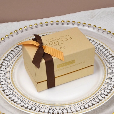 ISO9001 Customize Luxury Perfume Packaging Gift Box Two Pieces Lid and Base Bow Tie Caixa de papelão para cosméticos