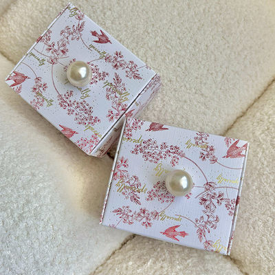 Caixa de Joias e Relógios Personalizada de Luxo Coffret Bijoux Embalagem Elegante para Anéis Colares e Relógios