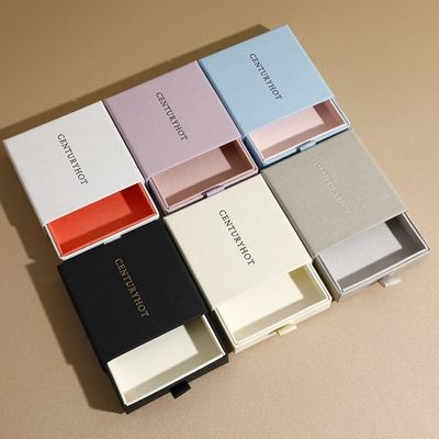 Embalagem de caixa de joias de luxo Logotipo personalizado Embalagem de joias personalizadas Embalagem de joias elegante e de alta qualidade Embalagem de joias para mulheres
