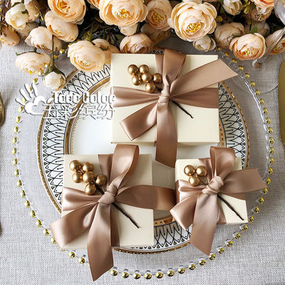 Caixas de Presente para Lembrancinhas de Casamento com Embalagem Biodegradável Personalizada para Cosméticos, Festas e Eventos