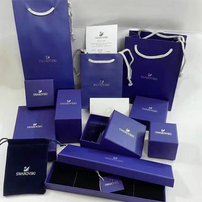 Sacos de Papel para Joias com Logotipo Personalizado por Atacado e Sacos de Papel de Marca Embalagens para Presentes de Luxo Gama Completa de Caixas de Papel para Embalagem
