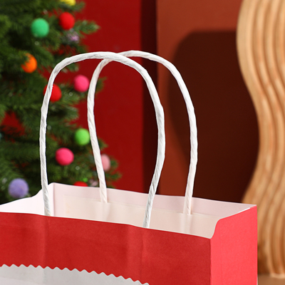Bolsas de presente para crianças de Natal Papel reciclado Papel de Papelão Papelão de Papelão de Natal