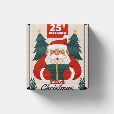 Caixas de envio personalizadas de luxo personalizadas Conjunto de caixas de presente de Natal para cuidados com a pele para presentes de feriado