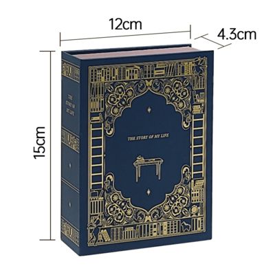 Embalagem de caixa de presente em forma de livro de luxo com impressão personalizada para velas de marca Solução de presente premium para casamentos e feriados