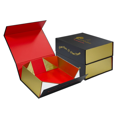 Premium Custom Logo Luxury Large Matte Rigid Paper Cardboard Black Foldable Vazio Caixa Magnética ISO9001