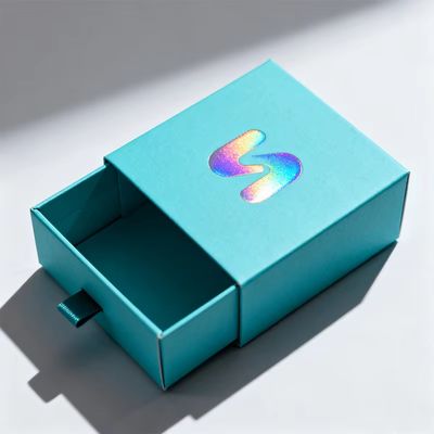 Caixa de Embalagem de Presente de Papelão Branco com Gaveta Quadrada de Luxo para Joias por Atacado