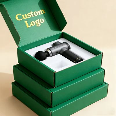 Caixa de envio para embalagem de equipamentos esportivos reciclados de luxo com logotipo e impressão em cores personalizadas por atacado