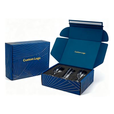 Caixas de Papelão Ondulado com Selagem Automática Personalizadas para Embalagem de Roupas, Cosméticos, Perfume e Tampa, com Faixa de Rasgo e Impressão