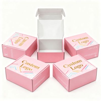 Caixas de Papelão Ondulado Personalizadas de Luxo para Presentes, Envio e Transporte de Roupas