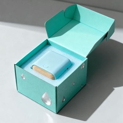 Customizado Customizado Luxo Colorido Pequeno Corrugado Caixa de Envio de Correio com logotipo para Cosméticos