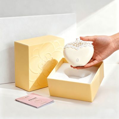 Custom Unique 50ml Perfume Gift Set Box Women's Pink Capuz rígido e caixas de base Embalagem de aromaterapia feita de papel