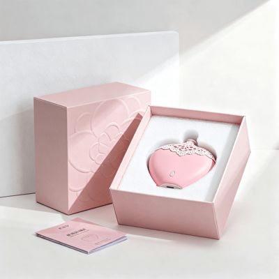 Custom Unique 50ml Perfume Gift Set Box Women's Pink Capuz rígido e caixas de base Embalagem de aromaterapia feita de papel