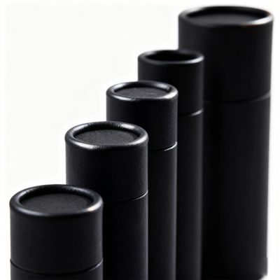 Tubo de Papel Cilindro Personalizado para Embalagem de Escova de Dentes, Óleo Essencial, Vela, Café, Chá, Papel Artesanal e Materiais de Cartão