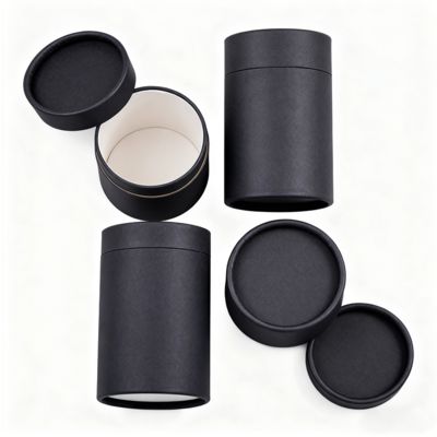 Tubo de Papel Cilindro Personalizado para Embalagem de Escova de Dentes, Óleo Essencial, Vela, Café, Chá, Papel Artesanal e Materiais de Cartão