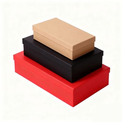 Conjunto de Caixas de Presente Planas de Luxo Personalizadas com Tampa Laranja e Saco de Papel com Laminação Fosca, Relevo e Impressão de Foil Dourado