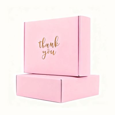 Embalagem de presente biodegradável reciclável ondulada para sapatos, roupas, esponja, correio e envio