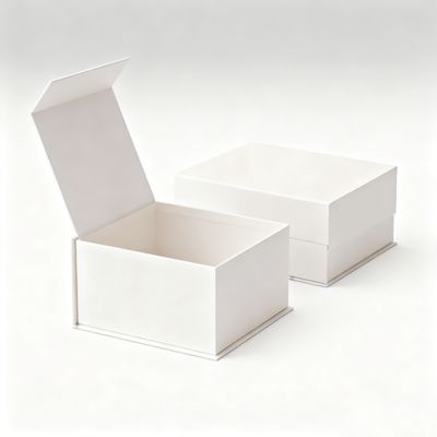 Caixas de presente magnéticas pretas rasas A5 vazias para embalagem de varejo em cartão com impressão de estampagem e envernizamento