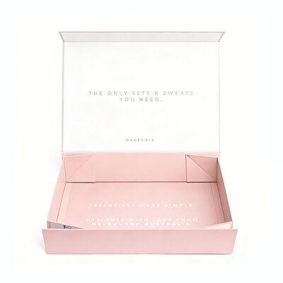 High End Luxury Clothing Package Customized Eco Friendly Magnetic Folding Gift Paper Boxes For Underwear