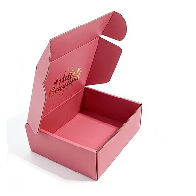 Custom Pink Small Heavy Duty Cardboard Mailing Box for Perfume Cookie Candle Chocolate Pastry Packaging