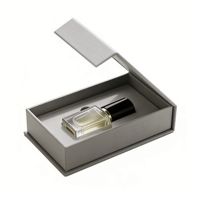 Caixa de presente de perfume de fechamento magnético rígido impressa UV ecológica personalizada com estrutura de tampa para caixas de papel de alta qualidade