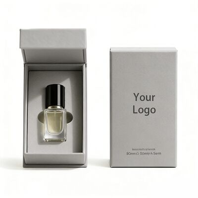 Caixa de presente de perfume de fechamento magnético rígido impressa UV ecológica personalizada com estrutura de tampa para caixas de papel de alta qualidade